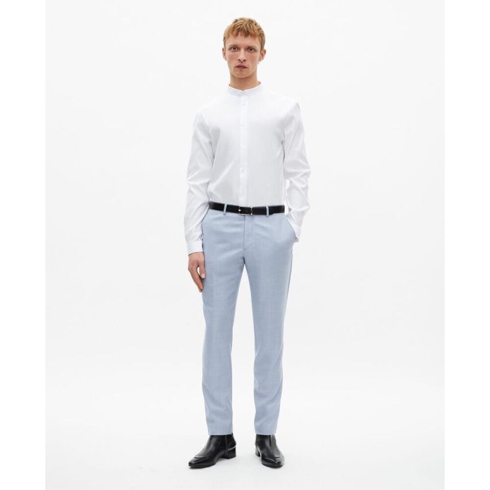 $265 The Kooples Men's Wool Slim Fit Pants Blue US Size 34